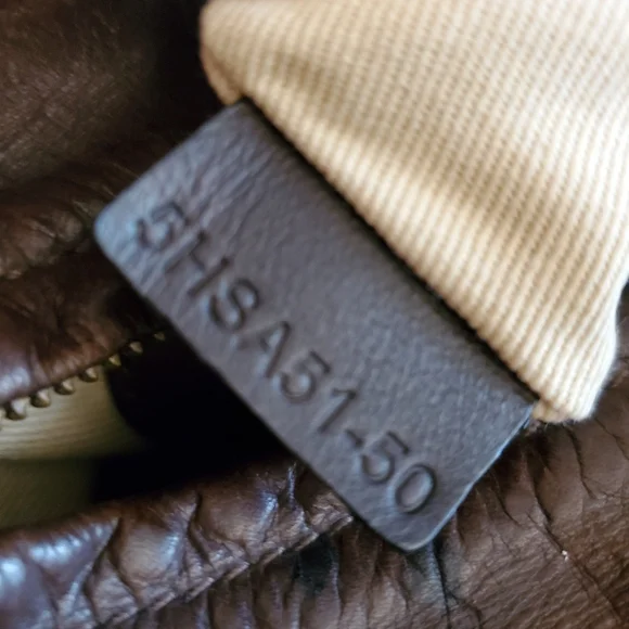 Chloe Textured Brown Shoulder Bag with Gold Accents - Picture 15 of 15